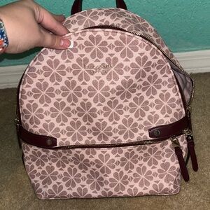 Kate Spade Pink Floral Backpack